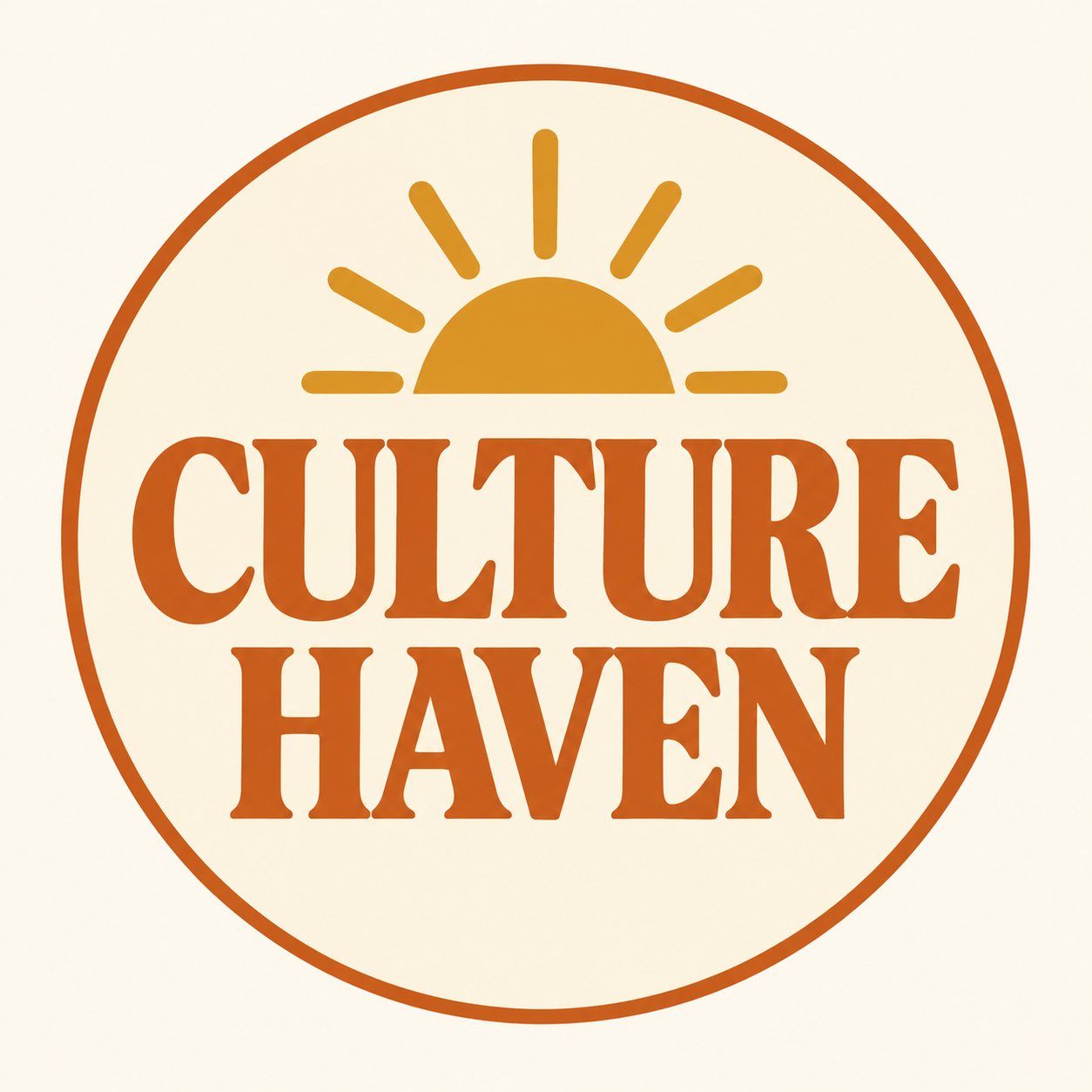 Culture Haven circular sun logo